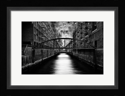 Framed other Side of Hamburg Print