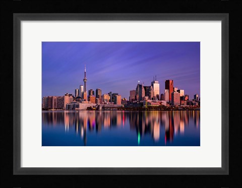 Framed Toronto Sunrise Print