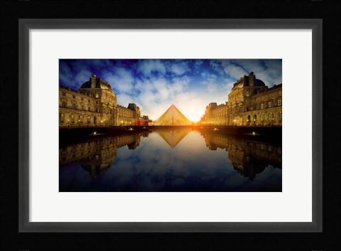 Framed Le Louvre Print