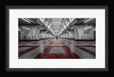 Framed Prague Metro Print