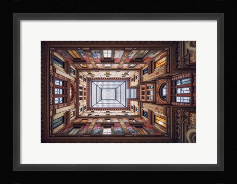 Framed Galleria Sciarra, Rome Print