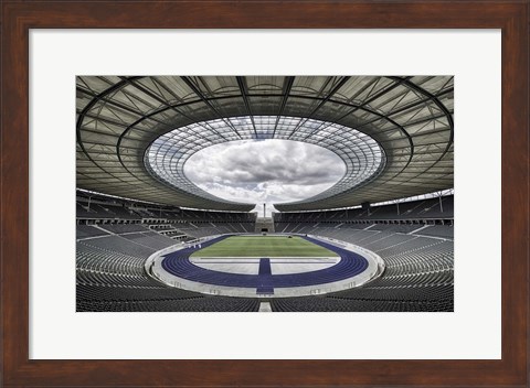 Framed Olympiastadion, Berlin Print
