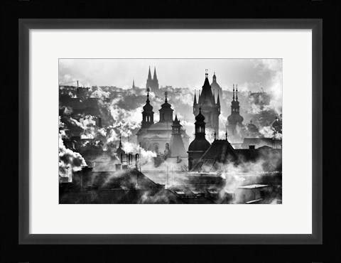 Framed Prague Towers Print