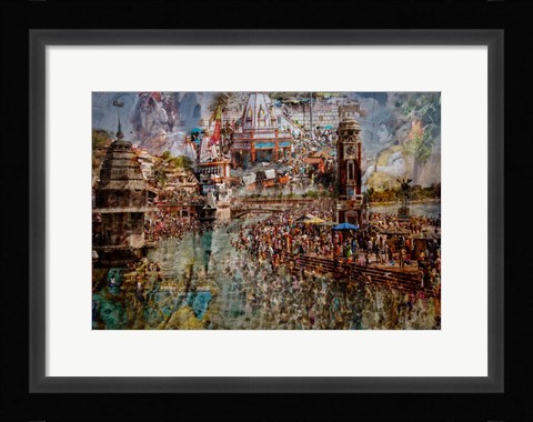 Framed Holy India Print
