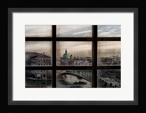 Framed Venice Window Print
