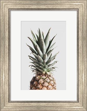 Framed Pineapple Natural Print