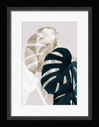 Framed Monstera Creative 5 Print