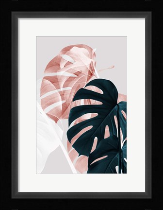 Framed Monstera Creative 9 Print