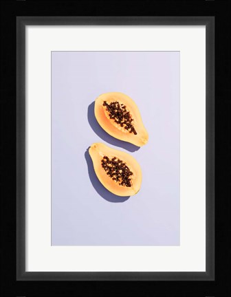 Framed Papaya 1 Print