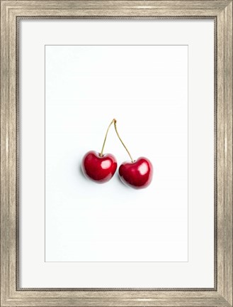 Framed Pair of Cherries Print