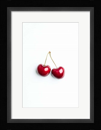 Framed Pair of Cherries Print