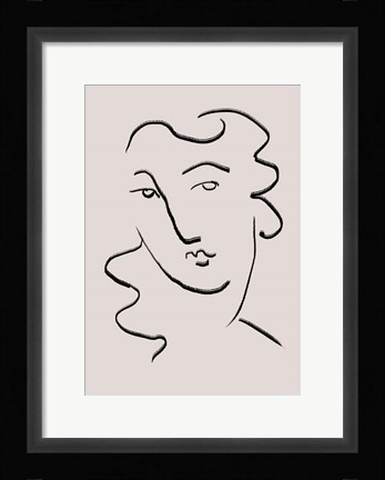 Framed Looking Print