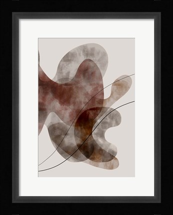 Framed Red Seaweed Print