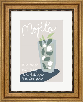 Framed Mojito Print