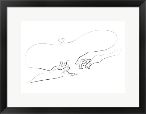 Framed Touch of Love Print