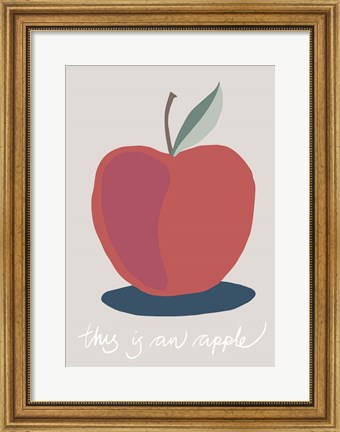 Framed This is an Apple Print