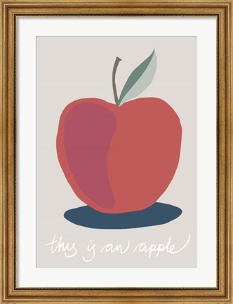 Framed This is an Apple Print
