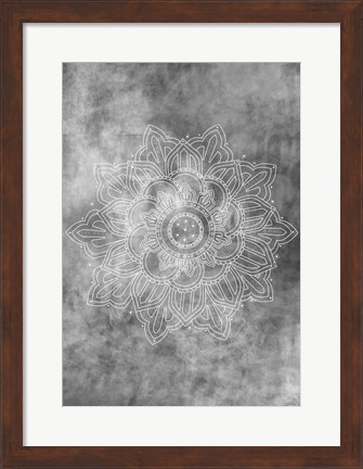Framed Mandala Smokey Print