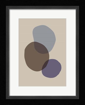 Framed Organic Shapes 5 Print