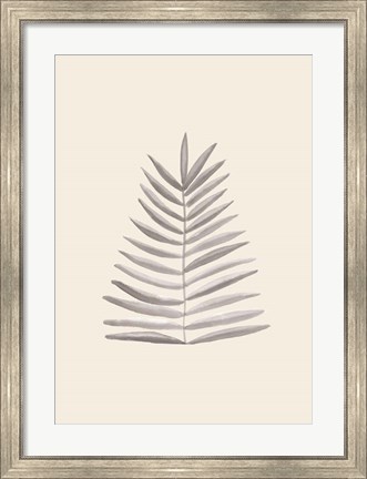 Framed Palm Leaf Ink Print