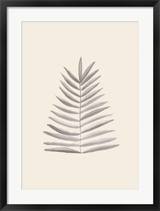 Framed Palm Leaf Ink Print