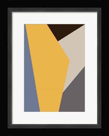 Framed Color Blocks 1 Print
