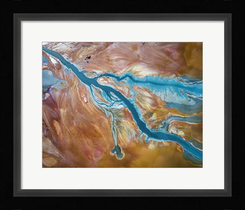 Framed Fluids Print