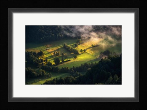 Framed Light and Shadow Print