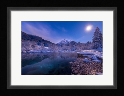 Framed Zelenci Springs Print