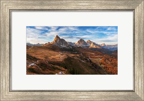 Framed Autumn in Dolomites Print