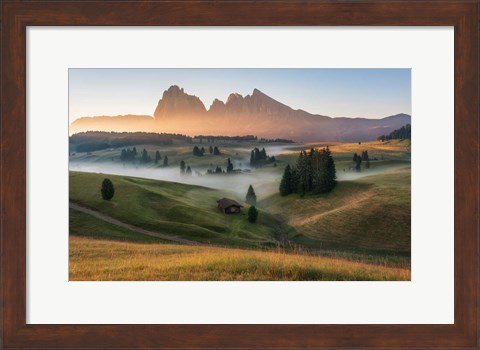 Framed Alpe di Siusi Print