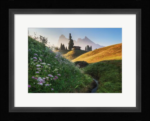 Framed Flowery Morning Print