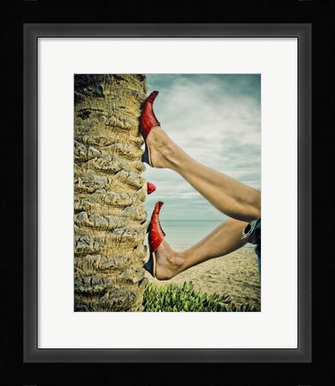 Framed Upside Down You're Turning Me Print