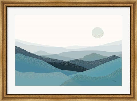 Framed Mountain Trail Print
