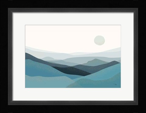 Framed Mountain Trail Print
