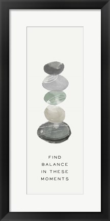 Framed Zen Vibes IV-Find Balance Print