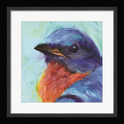 Framed Field Birds II Print