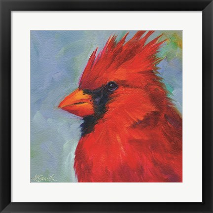 Framed Field Birds V Print