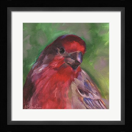 Framed Field Birds VI Print