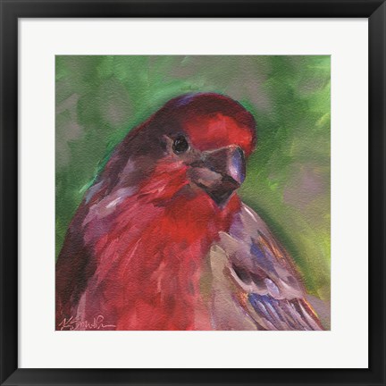 Framed Field Birds VI Print