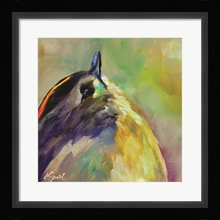 Framed Field Birds IX Print