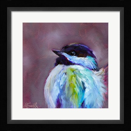 Framed Field Birds X Print