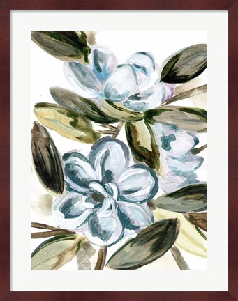 Framed Blue Garden Print
