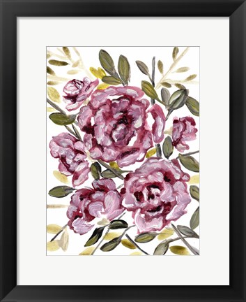 Framed Gentle Roses Print