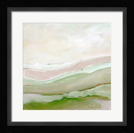 Framed Distant Hills I Print