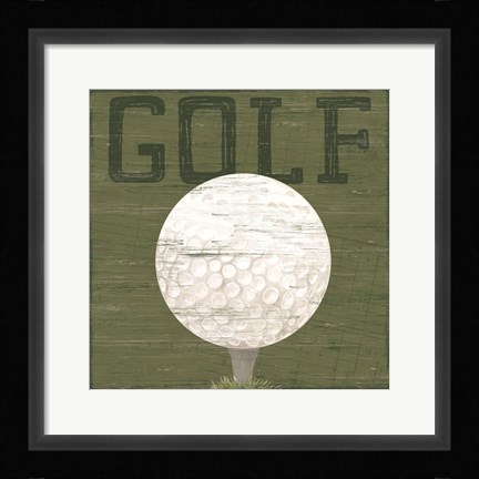 Framed Golf Days XI-Golf Print