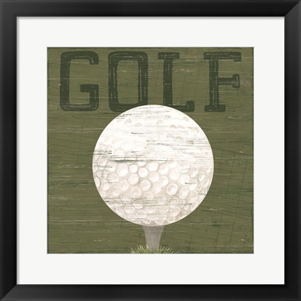 Framed Golf Days XI-Golf Print