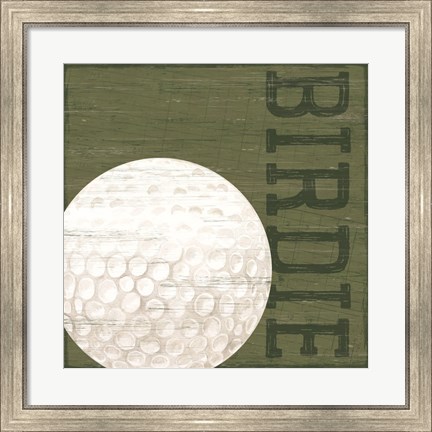 Framed Golf Days XIII-Birdie Print