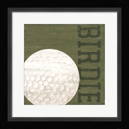 Framed Golf Days XIII-Birdie Print