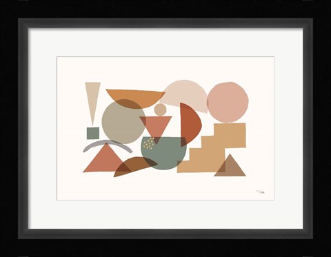 Framed Geo Metrical I Print